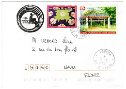 Polynésie Française Ile De Tahiti Cachet Manuel PAPARA De 2006 Cachet Surfeur Surf De L'office Des Postes - Briefe U. Dokumente