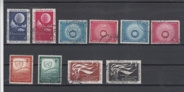 NATIONS  UNIES  NEW-YORK     1957   N° 48 à 55 (50A - 51A)  OBLITERES  CATALOGUE YVERT&TELLIER - Used Stamps