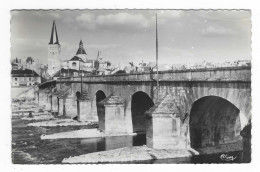 CPSM LA CHARITE, LE PONT SUR LA LOIRE, Format 9 Cm Sur 14 Cm Environ, NIEVRE 58 - La Charité Sur Loire