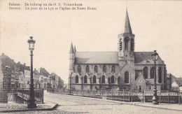 Deinze, De Leiebrug En De O.L.Vrouwkerk (pk86016) - Deinze