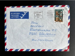 AUSTRALIA 1972 AIR MAIL LETTER MELBOURNE TO RATERSCHEN ELSAU 30-03-1972 AUSTRALIE - Lettres & Documents