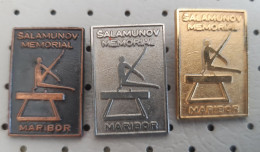 Gymnastic Salamunov Memorial Maribor  Pommel Horse Slovenia Pins - Gymnastique