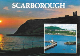 SCENES FROM SCARBOROUGH, YORKSHIRE, ENGLAND. UNUSED POSTCARD   Zq8 - Scarborough