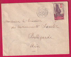 LIBREVILLE GABON 1920 POUR BELLEGARDE AIN LETTRE - Briefe U. Dokumente