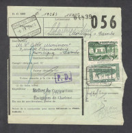 Belgium Parcel Railway Document DC1985 Bulletin  D’Expedition With Parcel Stamps (056) - Documenten & Fragmenten