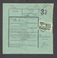 Belgium Parcel Railway Document DC1985 Bulletin  D’Expedition With Parcel Stamps (32) - Documenten & Fragmenten