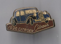 PIN'S   THEME  AUTOMOBILE CITROEN  TRACTION  1936 - Citroën