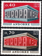 ANDORRA FRENCH 1969 EUROPA. Complete Set, MNH - 1969