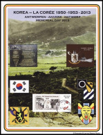 CS / HK - DUOSTAMP/MYSTAMP° - Memorial Day - 1950-1953 - Korea, De Vergeten Oorlog / La Corée, La Guerre Oubliée - Brieven En Documenten