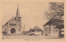 Les Abrets (38 - Isère)  Fitilieu - Place De L'Eglise - Les Abrets