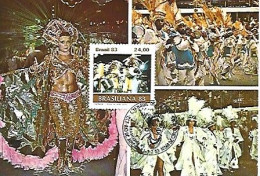 Brazil & Maximum Card, Carnaval, Escolas De Samba, Expo BRASILIANA, Rio De Janeiro 1983 (7979) - Cartes-maximum