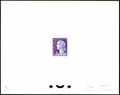 France épreuves Timbres D'usage Courant N°1263 .0,25 Marianne De Decaris épreuve En Violet Et Lilas    - 1960 Marianne Van Decaris