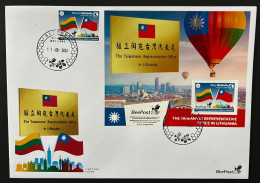 Lithuania Litauen Lettonie 2023 Taiwanese Representative Office In Lithuania Taipei-2023 Exhibition BeePost FDC - FDC