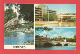 C.P.A.(Royaume-Uni)« Bedford  » - Jolie Multi-Vues Générales   X2phots - Bedford