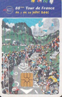 F1141  06/2001 - TOUR DE FRANCE 2001 " Affiche " - 50 GEM2 - 2001