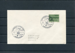 1964 Denmark Rodby - Puttgarden VOGELFLUGLINIE Fahrschiff "DEUTSCHLAND" Ship Cover. Slania - Covers & Documents