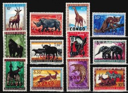 République Du Congo - 400/411 - Animaux Surchargée - 1960 - MNH - Ongebruikt