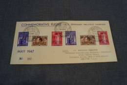 Superbe Envoi 1947,commémorative Flight Belgique - USA,poste Aérienne, Pour Collection - Lettres & Documents