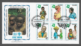 CONGO DR. ZAIRE FDC COVER - 1979 International Year Of The Child SET FDC (FDC79#06) - 1971-1979
