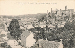 Chauvigny * Vue Panoramique Et Route De St Savin - Chauvigny
