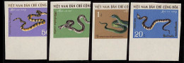 ZA0118b - VIETNAM - IMPERF Stamp Set - SNAKES   MNH - Snakes