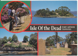 Australia Postcard Sent To Germany 12-8-1988 (Isle Of The Dead Port Arthur Tasmania) - Port Arthur
