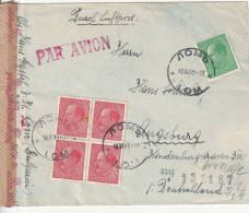Bulgarie Lettre Censurée Pour L'Allemagne 1943 - Storia Postale