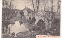 77. FAREMOUTIERS ( ENVIRONS DE). CPA. LA VENDERIE. PONT GALLO-ROMAIN. ANNEE 1905 + TEXTE - Faremoutiers