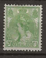 1899 MH/* Netherlands NVPH 68 - Unused Stamps