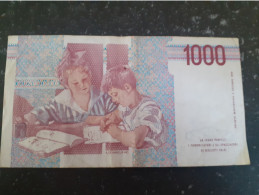 ITALIE - Billet De 1000 LIRE - 1000 Lire