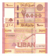 LEBANON 20000 LIVRES 2019 P-93c UNC - Libano