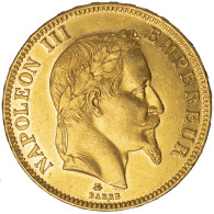 Second-Empire- 100 Francs Napoléon III Tête Laurée 1864 Paris - 100 Francs (goud)