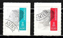 Denmark 2011 Queen Margrethe II - Self Adhesive (6kr & 8kr) CTO Used Stamp 2v - Usati