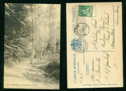 Linkebeek Photo Carte La Vallée Des Artistes Briefstempel Cachet 1913 Bouillon Htje - Linkebeek