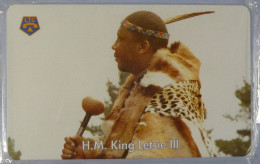LESOTHO - Chip - HM King Letsie III - M20 - Mint Blister - Lesotho