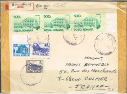 ARCH-L101 - ROUMANIE Lettre Recommandée Pour La France 1994 - Cartas & Documentos