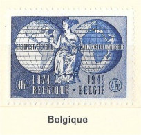 U.P.U. - Belgique - 75e Anniversaire De L' U.P.U. - (1 Valeur) - 1949  - Y & T N° 812** - 1948 Exportación
