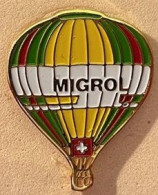 BALLON A AIR CHAUD - MONTGOLFIERE - ESSENCE - GAS OIL - MIGROL - SUISSE - SCHWEIZ - MIGROS - LIMITED SERIE N°231 -  (33) - Airships