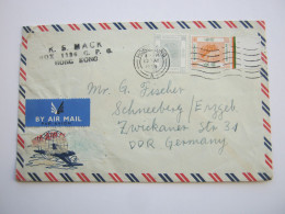 1959 , Luftpostbrief  Nach Deutschland - Brieven En Documenten
