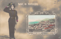 ITALIE - Saluti Da Ventimiglia - Fantaisie Et Vue - Carte Postale Ancienne - Imperia