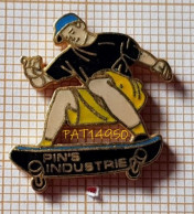 PAT14950 SKATEBOARD PIN'S INDUSTRIE SKATE En Version EGF - Skateboard