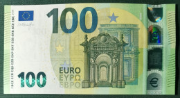 100 EURO SPAIN 2019 DRAGHI V001B4 VA SC FDS UNCIRCULATED  PERFECT - 100 Euro