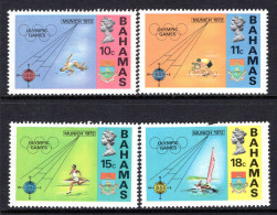 Bahamas 1972 Olympic Games, Mexico Set LHM (SG 382-385) - 1963-1973 Autonomie Interne