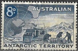 Australian Antarctic Territory 1959 Used Stamp Antarctic Research 8d [WLT1628] - Oblitérés