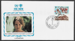 LUXEMBOURG FDC COVER - 1979 International Year Of The Child FDC (FDC79#08) - Briefe U. Dokumente