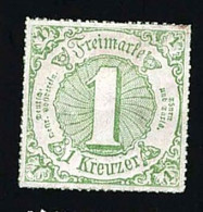 1866 Numeral  Michel DE-TT 51ax Stamp Number DE-TT 60 Yvert Et Tellier DE-TT 49 Stanley Gibbons DE-TT 80 X MH - Neufs