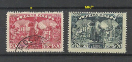 RUSSLAND RUSSIA 1934 Michel 472 - 473 O/* - Other & Unclassified