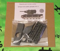 Kit Maqueta - Vehículo Militar - Tanque De Asalto Kv2 Kliment Voroshílov 2 . 1938. - Veicoli Militari