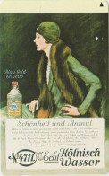 TC JAPON / 110-011 - PARFUM EAU DE COLOGNE 4711 - FEMME - KÖLNISCH WASSER WOMAN GIRL POSTER GERMANY Rel. JAPAN Pc - 256 - Perfume