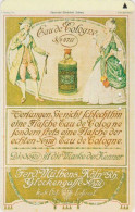 RARE TC JAPON / 110-011 - PARFUM EAU DE COLOGNE 4711 - KÖLNISCH WASSER POSTER GERMANY Rel Femme Girl JAPAN Pc - 261 - Perfume